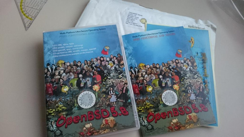 OpenBSD 5.8 CD sets